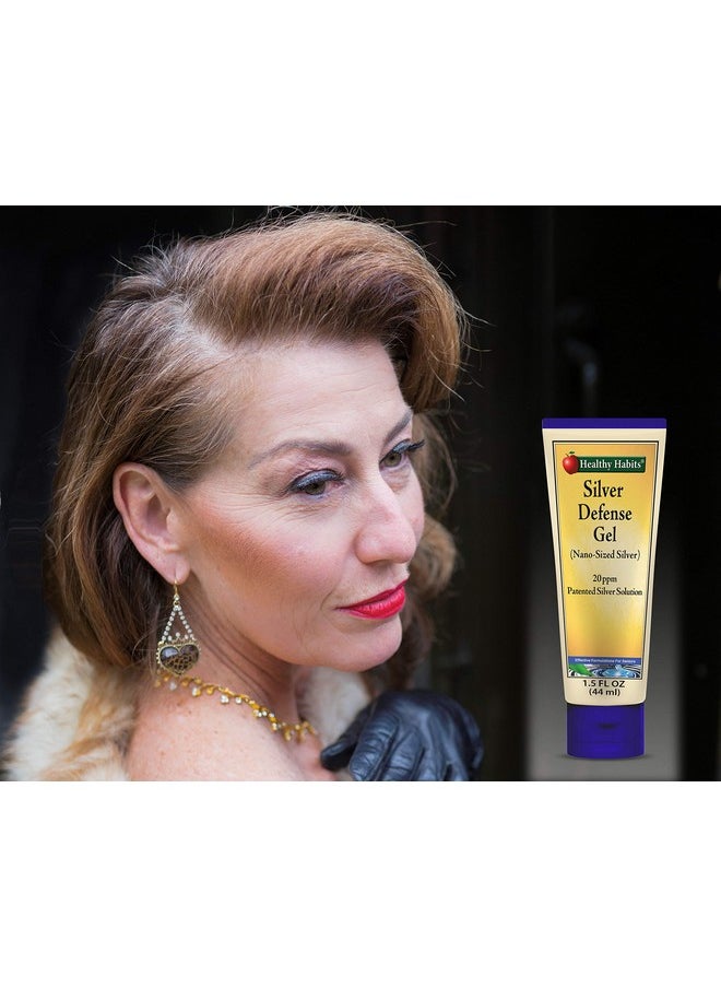 Healthy Habits - Silver Defense Gel Ultra Premium Purified Topical Colloidal Silver Gel With Nano Technology - Image 1