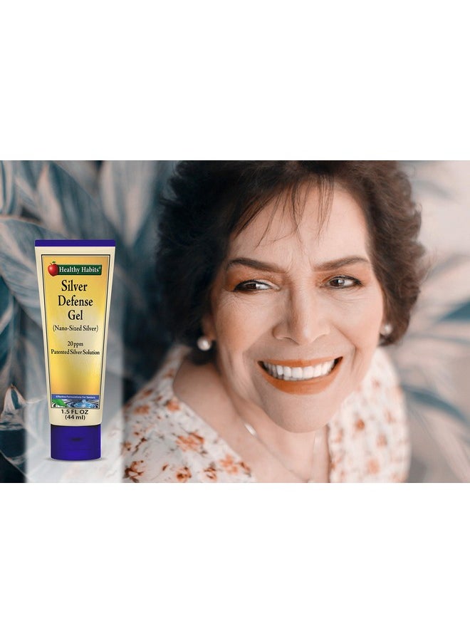 Healthy Habits - Silver Defense Gel Ultra Premium Purified Topical Colloidal Silver Gel With Nano Technology - Image 1