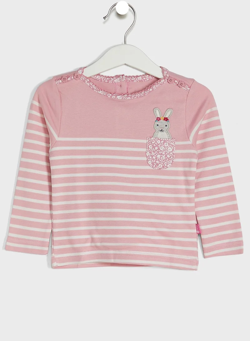 JoJo Maman Bebe Kids Striped T-Shirt