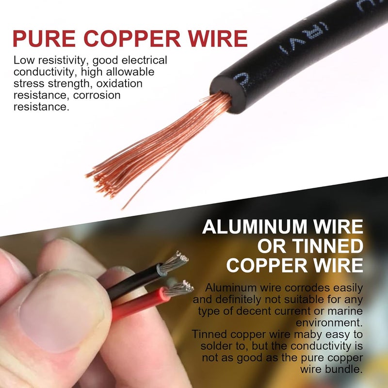 G 4 Pin Connector Waterproof Connector, Male and Female Way 16 AWG Wire Suitable for car Truck, Boat and Other Wire Connection 5 kit - Image 3