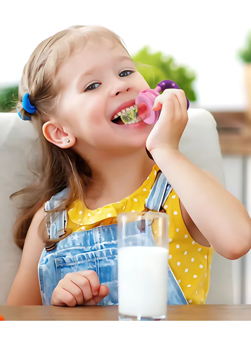 Twisoo Silicone Infant Fruit Feeder - BPA-Free Silicone 3 Adjustable Size Mesh Nipple - Safe Fresh Vegetable & Fruit Feeder for Babies, Easy to Hold, Ideal for Weaning & Teething (Pink) - pzsku/Z556DE4766A28CC3B562CZ/45/_/1736936198/2da4b292-d74d-42e8-be32-91a776c8b79c