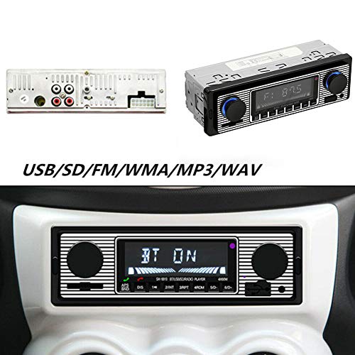 ANER Car Stereo for Bluetooth, Retro Car FM Radio Smart Player, Electronic Auto FM Radio Receiver, Hands-Free Calling, Support MP3/WMA/WAV/AUX - Image 4