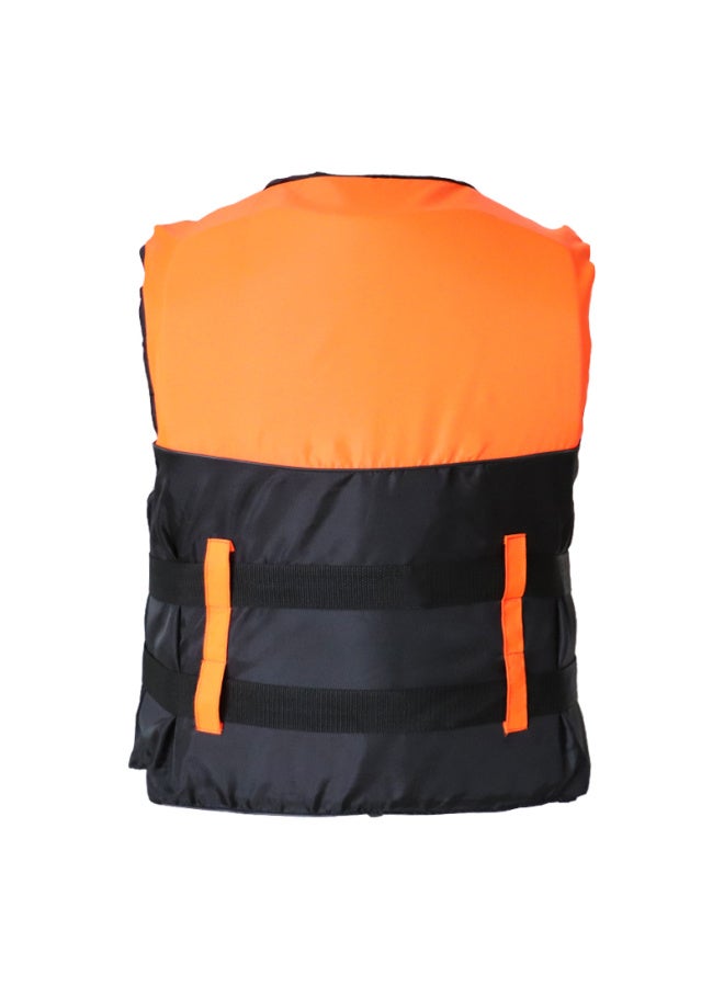Asorain Upgraded Adult Life Jacket With Whistle, Reflective Strips, For Outdoor, Boat Use, Flood Prevention, Emergency Rescue, Rafting, And Surfing - Image 4