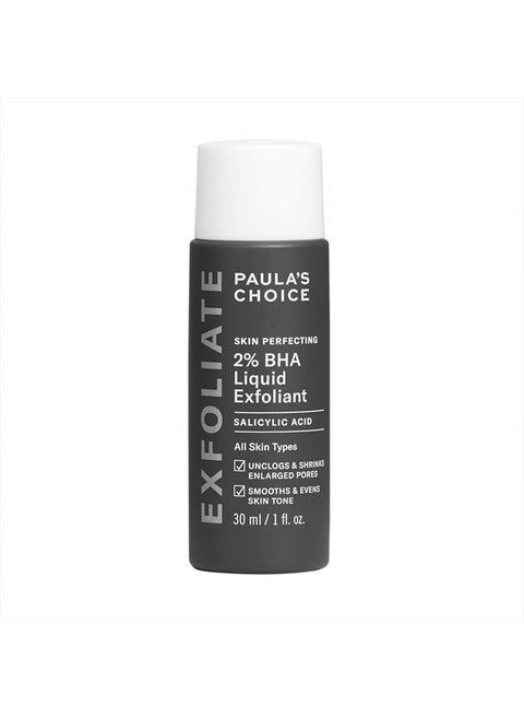 Skin Perfecting 2% BHA Liquid Salicylic Acid Exfoliant, Gentle Facial Exfoliator for Blackheads, Large Pores, Wrinkles & Fine Lines, Travel Size, 1 Fluid Ounce