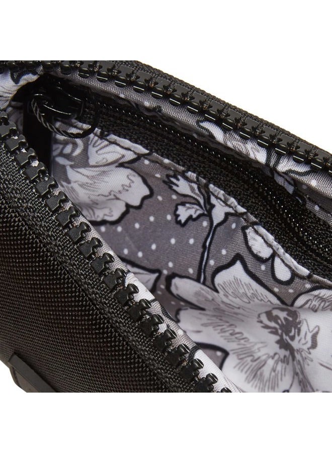 Vera Bradley Recycled Lighten Up Reactive Zip-Around Wristlet with RFID Protection, Black, One size - Image 5