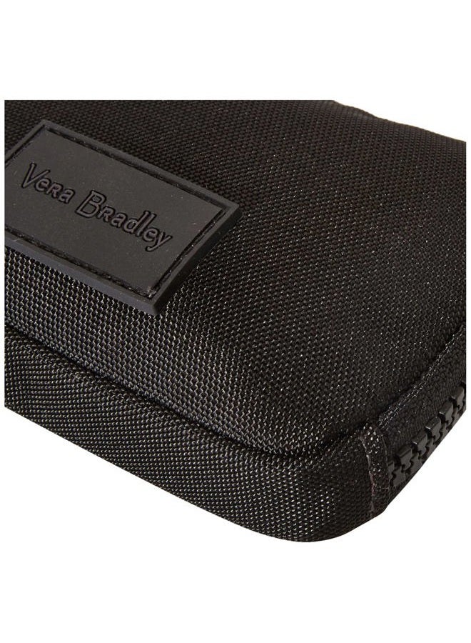 Vera Bradley Recycled Lighten Up Reactive Zip-Around Wristlet with RFID Protection, Black, One size - Image 4