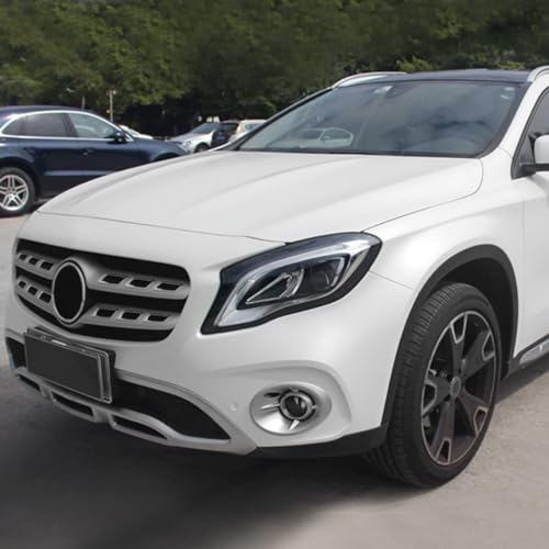WISDOM Car Wrap Sticker Decal Air Release Bubble Free Vinyl Wrap Sheet Stikcer (30" x 127" Cm, White Matte Wrap) - Image 2