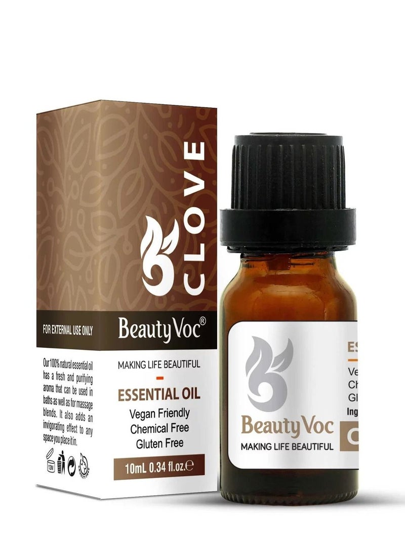 BEAUTY VOC Clove Essential Oil of Comforting Aroma to Infuse Warmth and Invigoration, 10ml  - Image 2