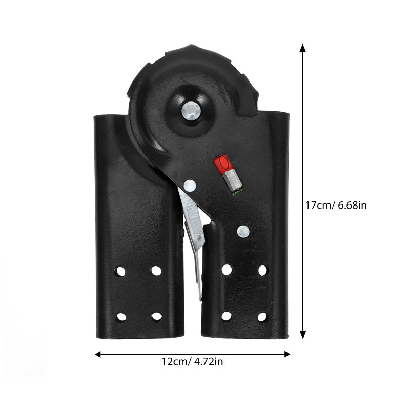 Iron Folding Ladder Hinge Heavy Duty Step Ladder Hinge Folding Telescopic Ladder Joint Fastener Accessories Ladder Joint Connector Lock Hasp Hinge - Image 2