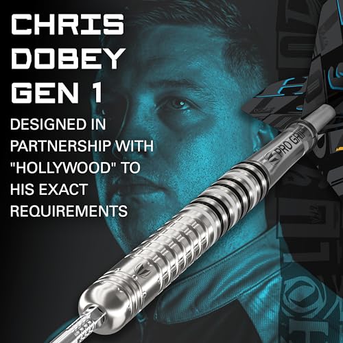Target Darts Chris Dobey G1 22G 90% Tungsten Swiss Point Steel Tip Darts Set - Image 2
