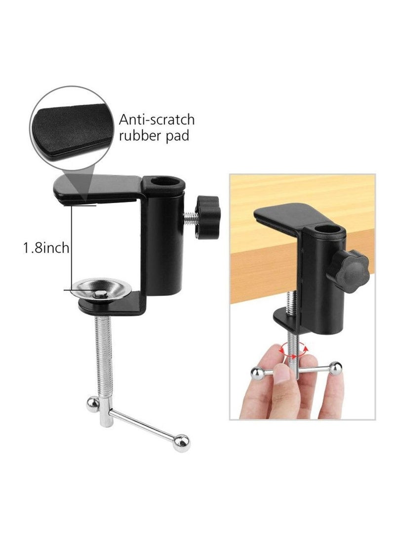 Generic Overhead Video Stand Phone Holder Articulating Arm Phone Mount Table Top Scissor Boom Arm Articulating Phone Stand Tablet Phone Holder For Streaming Phone  - Image 2