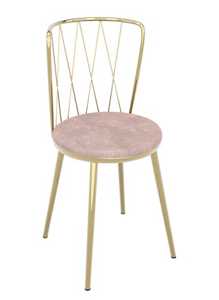 Dresser And Desk Chair With A Comfortable Seat, Velvet Upholstery And Elegant Design - Beige/Gold - pzsku/Z556E4D1036E7B0A258A3Z/45/_/1705405486/f00c9fd9-9497-4d8a-897f-70bf7f6d0c3e