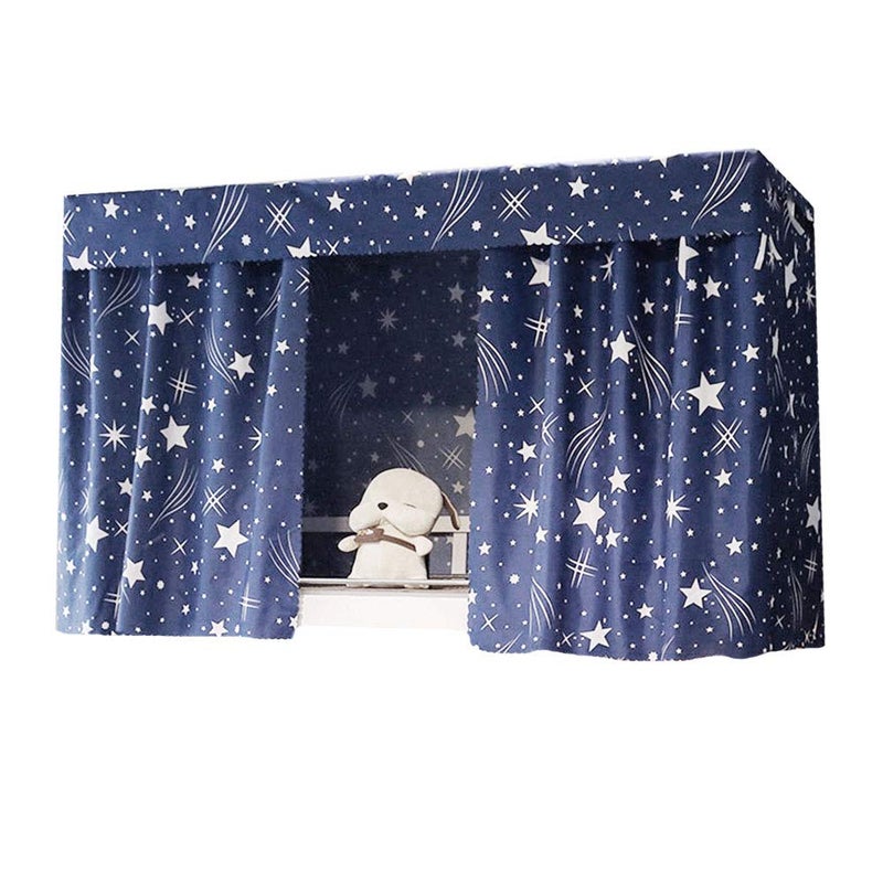 Adela Boutique Adela Dorm Home Bunk Bed Curtains Breathable Dustproof Single Sleeper Bed Canopy Blackout Cloth Curtain 115 3PCS 