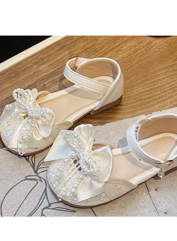 Sparkling Bow Crystal Princess Shoes - Image 3