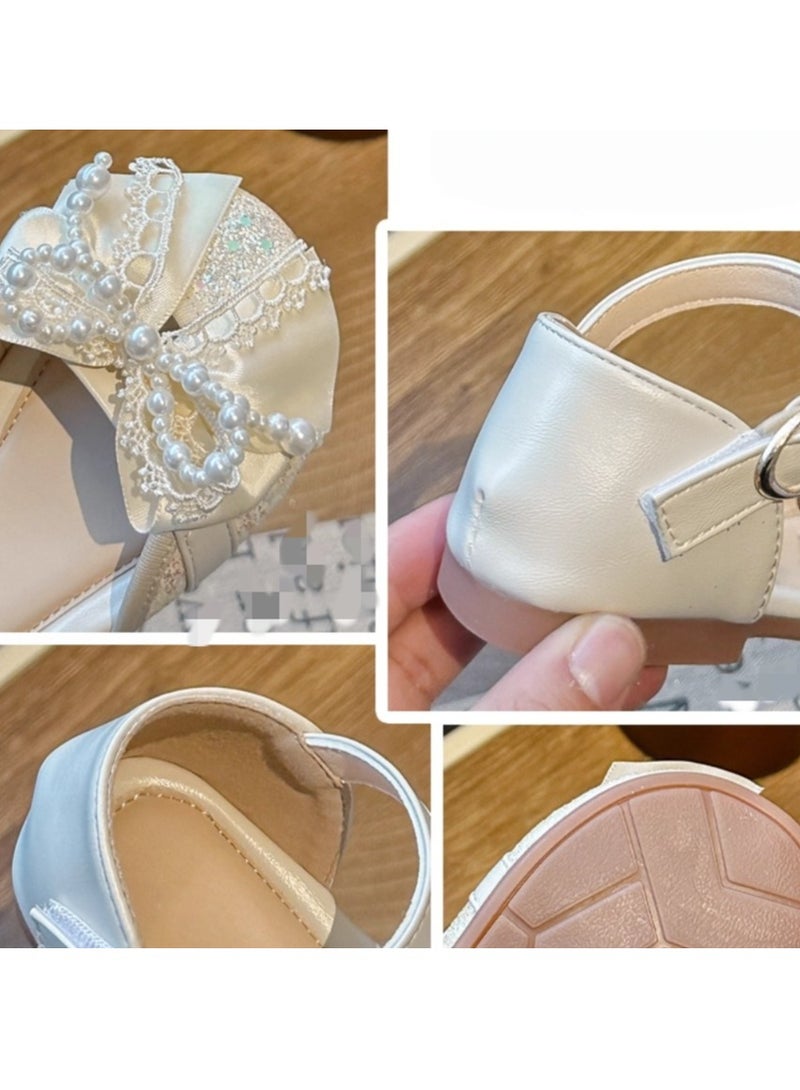 Sparkling Bow Crystal Princess Shoes - Image 5