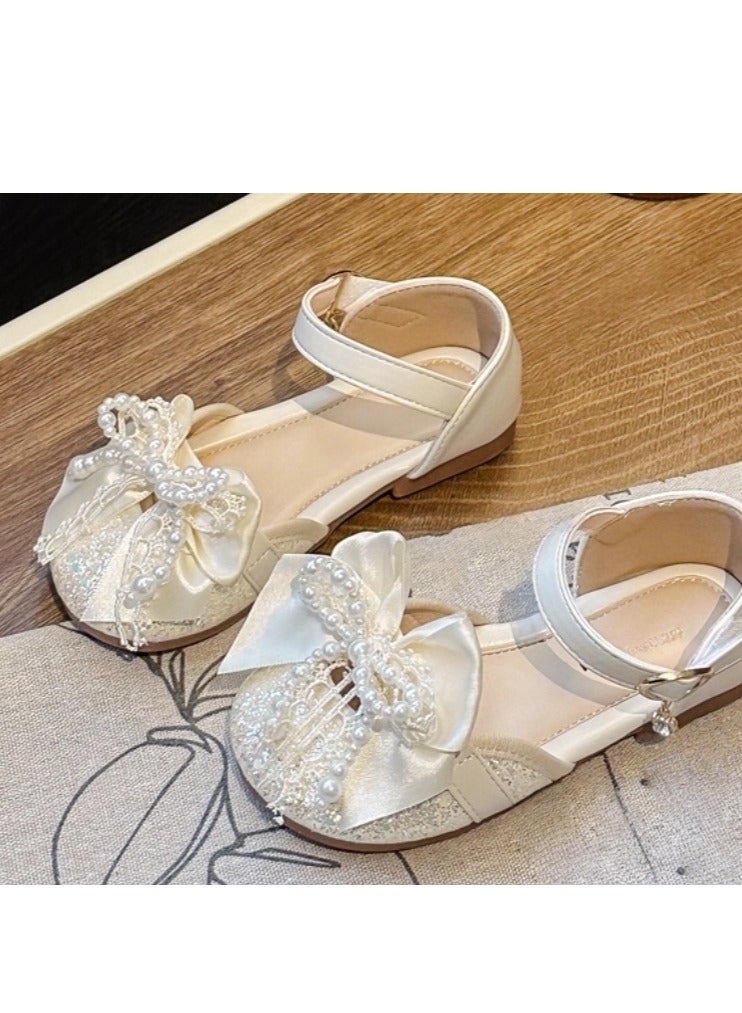Sparkling Bow Crystal Princess Shoes - Image 4