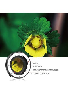 Meike MEIKE MK-F-AF3 Auto Fucus Macro Extension Tube for Compatible with All Fujifilm Mirrorless Camera(10mm 16mm only or conbination) X-T1 X-T2 X-Pro1 X-Pro2 X-T10 X-A1 X-E1 X-E2 X-E3 X-T20 X-T3 X-T30 etc  - Image 5
