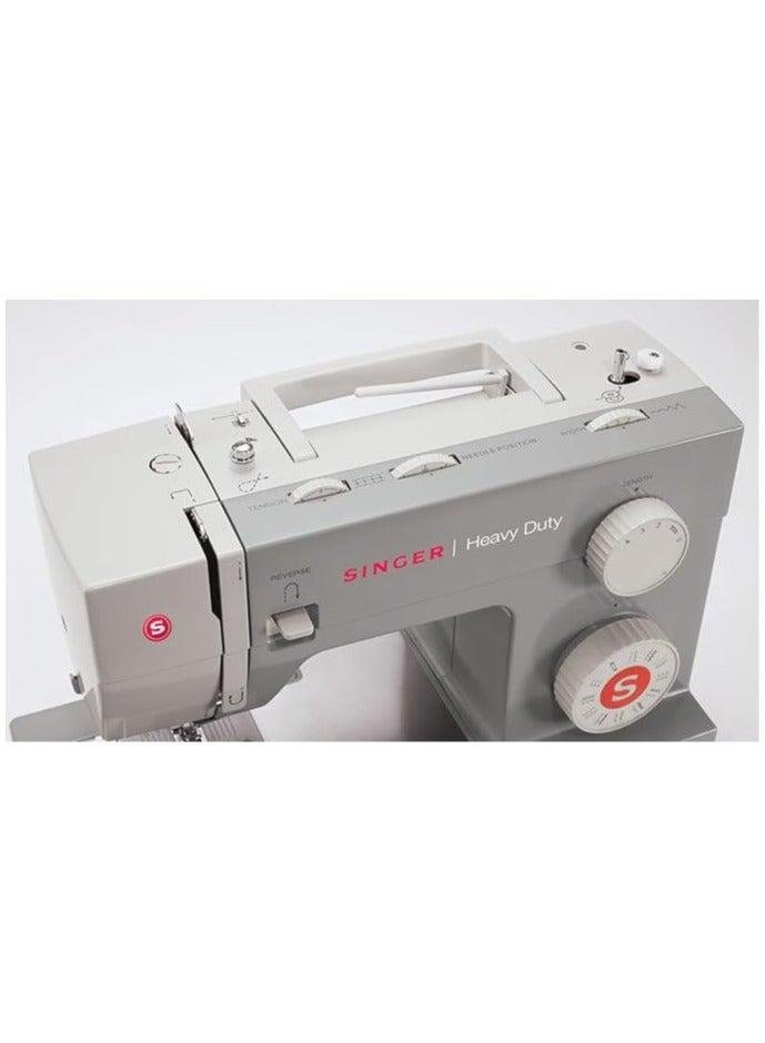 SINGER 4411 Heavy Duty Sewing Machine Used 4411 White - Image 3