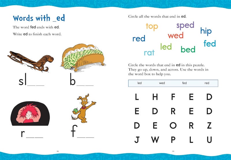 Dr. Seuss Phonics Level 1 Workbook: A Phonics Workbook to Help Kids Ages 4-6 Learn to Read (For Kindergarten and Beyond) - Image 4