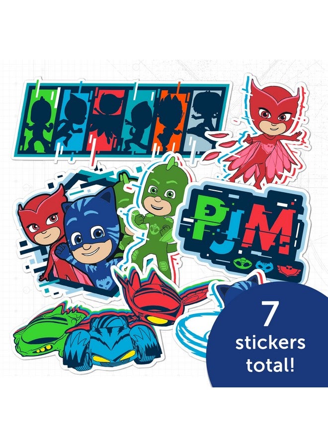 Desert Cactus Pj Masks Stickers Premium Vinyl Decal Made In Usa For Laptop Water Bottle Car Scrapbook Decorations Birthday Favor Party Supplies (Type 2) (Version 5)  - Image 5