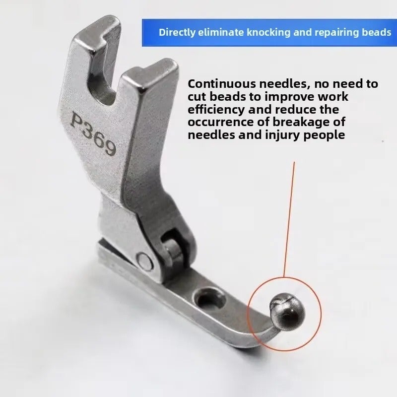 Wedding Bead Sequin Fabric Presser Foot for Industrial Sewing Machine - Image 2