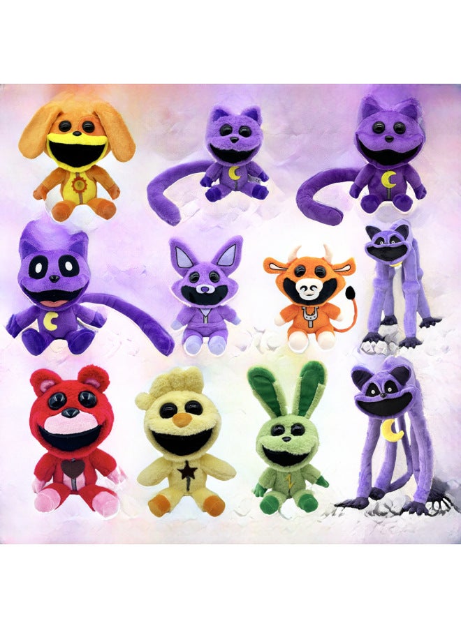 Smiling Critters Monster Catnap Smile Horror Cat Plush Doll Doll-Color:30cm Orange Dog-Height:See Sku
