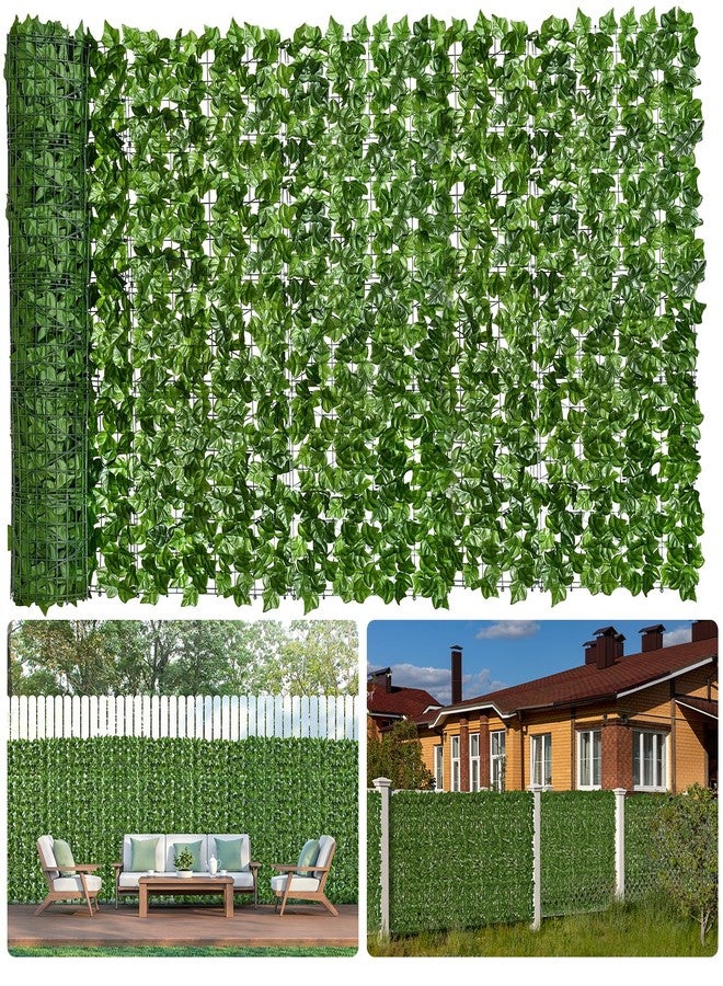 Moeput Faux Ivy Privacy Fence Screen 40 * 40 Inch Artificial Faux Ivy Hedge Expandable Faux Privacy Fence with 100 pcs Zip Ties Decoration for Wall Screen, Outdoor Garden, Wedding Decor (4PCS) - Image 2