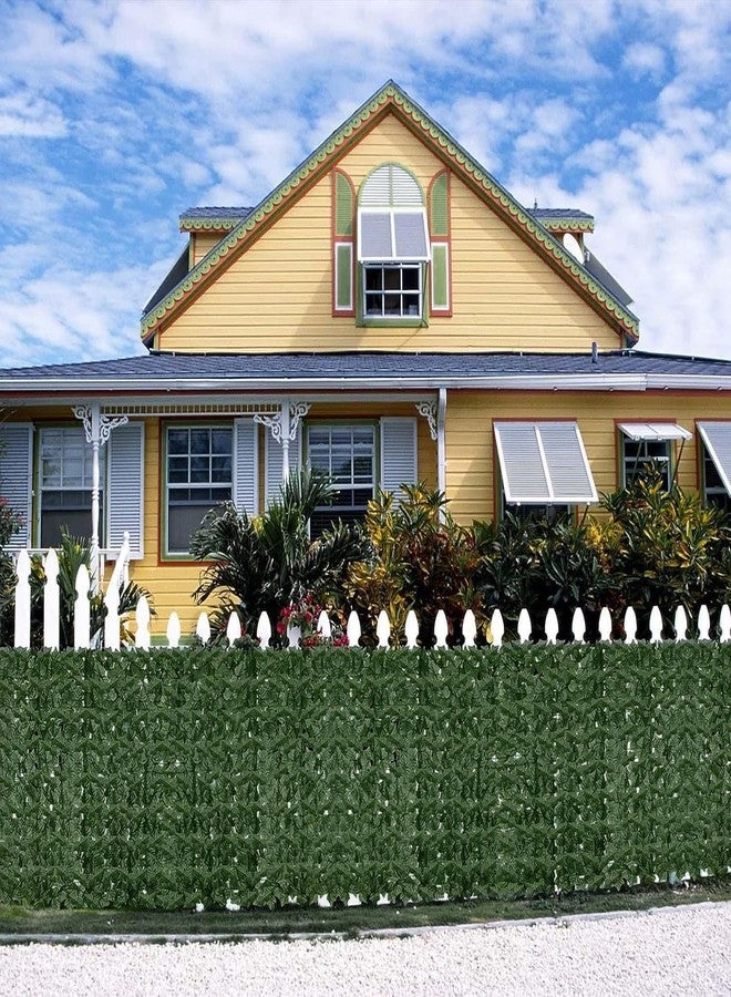 Moeput Faux Ivy Privacy Fence Screen 40 * 40 Inch Artificial Faux Ivy Hedge Expandable Faux Privacy Fence with 100 pcs Zip Ties Decoration for Wall Screen, Outdoor Garden, Wedding Decor (4PCS) - Image 5