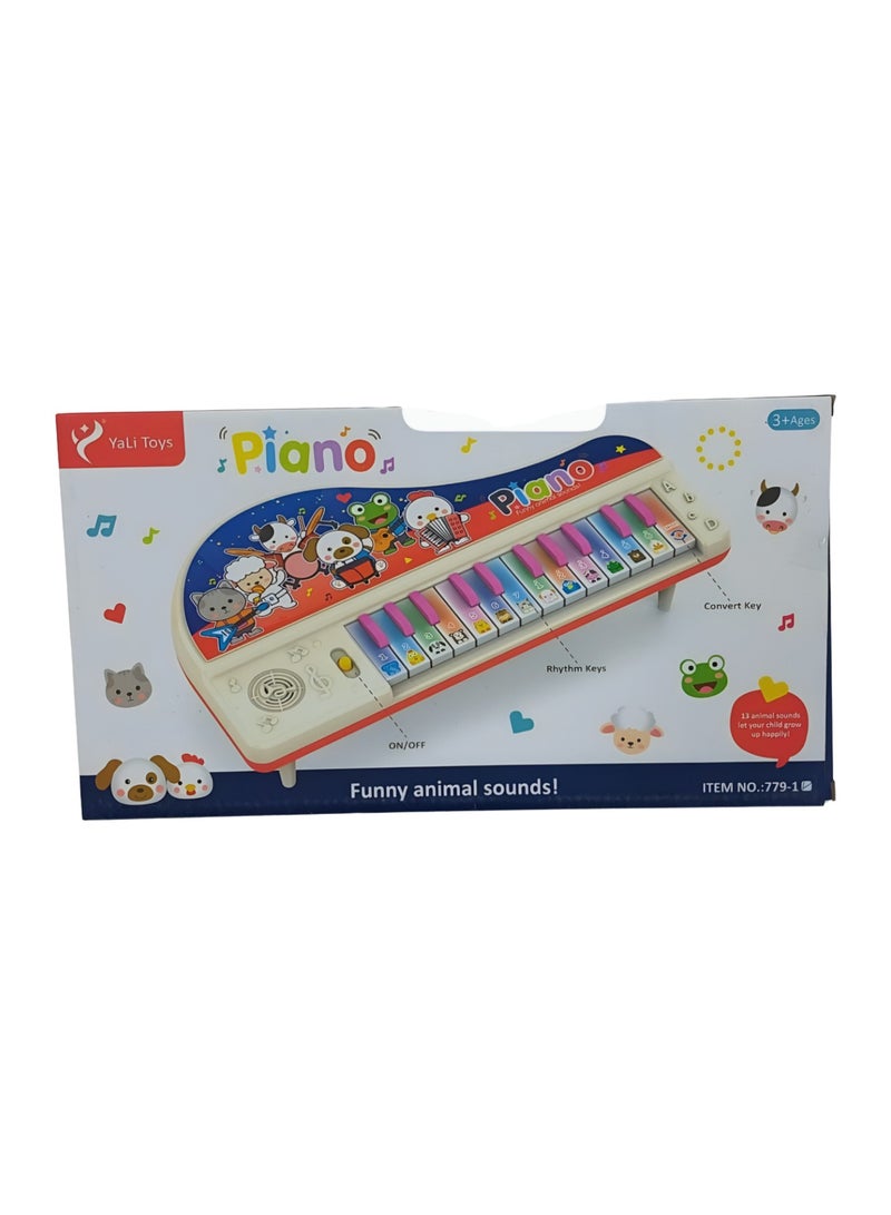 يالي تويز لعبة البيانو المضحكة للأطفال