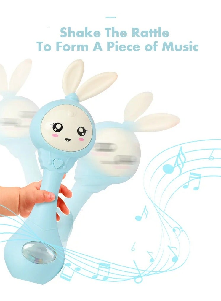sobebear Baby Rattles Teething Toys with Music and Lights - Soft Silicone Newborn Teether for Babies 0-12 Months - Image 4