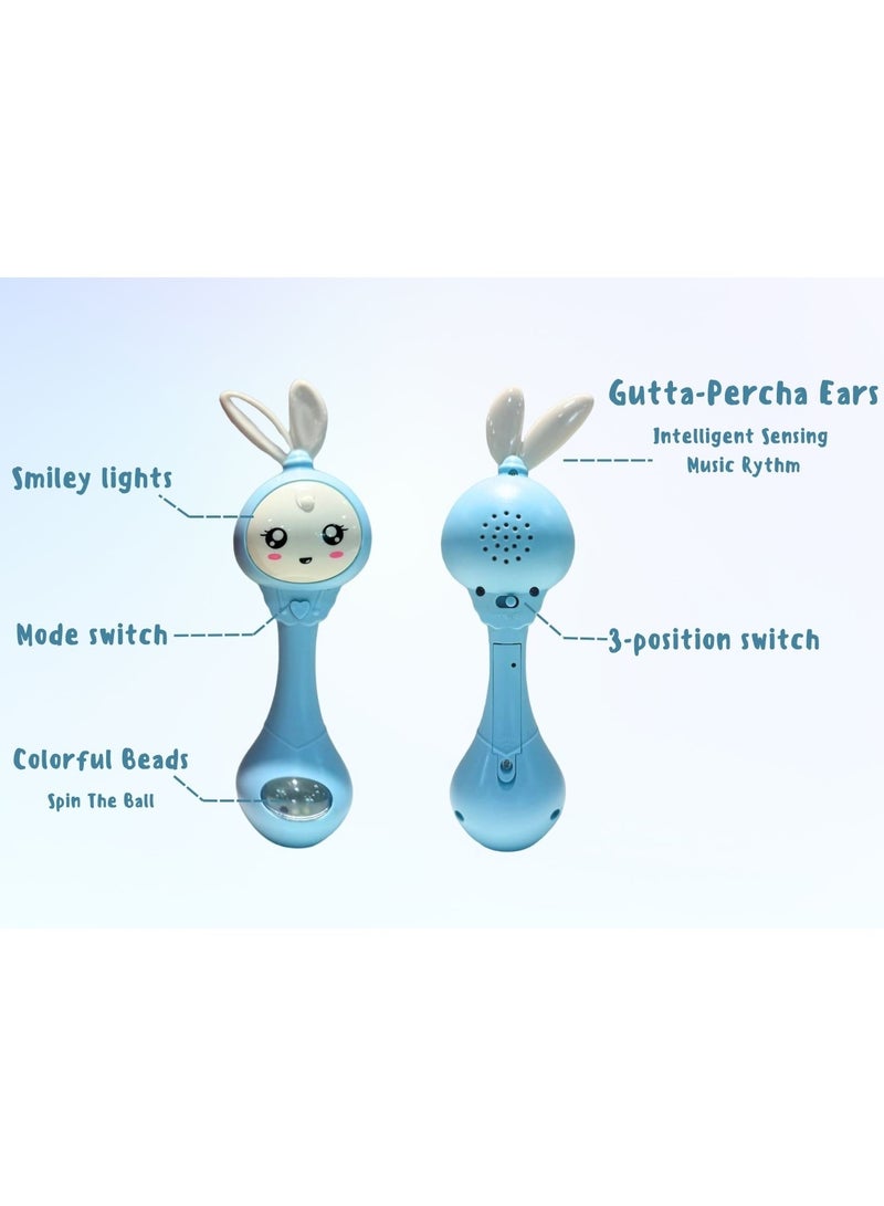 sobebear Baby Rattles Teething Toys with Music and Lights - Soft Silicone Newborn Teether for Babies 0-12 Months - Image 5