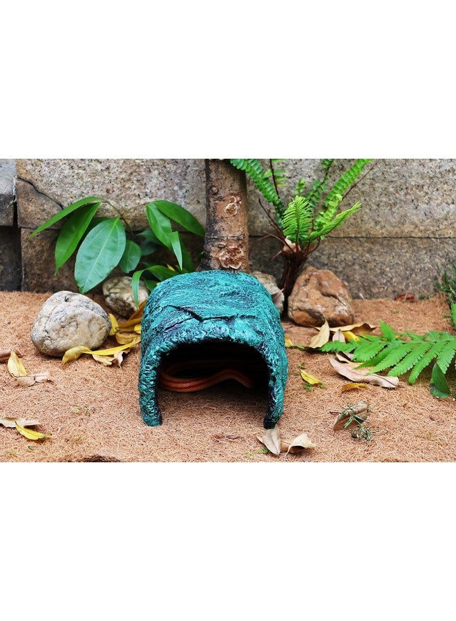 Generic Reptile Large Opening Rock Cave Habitat Hide - Premium Non-Toxic Resin for Aquariums & Terrariums. Ideal for Amphibians,Lizards,Snakes,Bearded Dragons,Geckos,Scorpions,Frogs,Spiders... Large Size  - Image 4