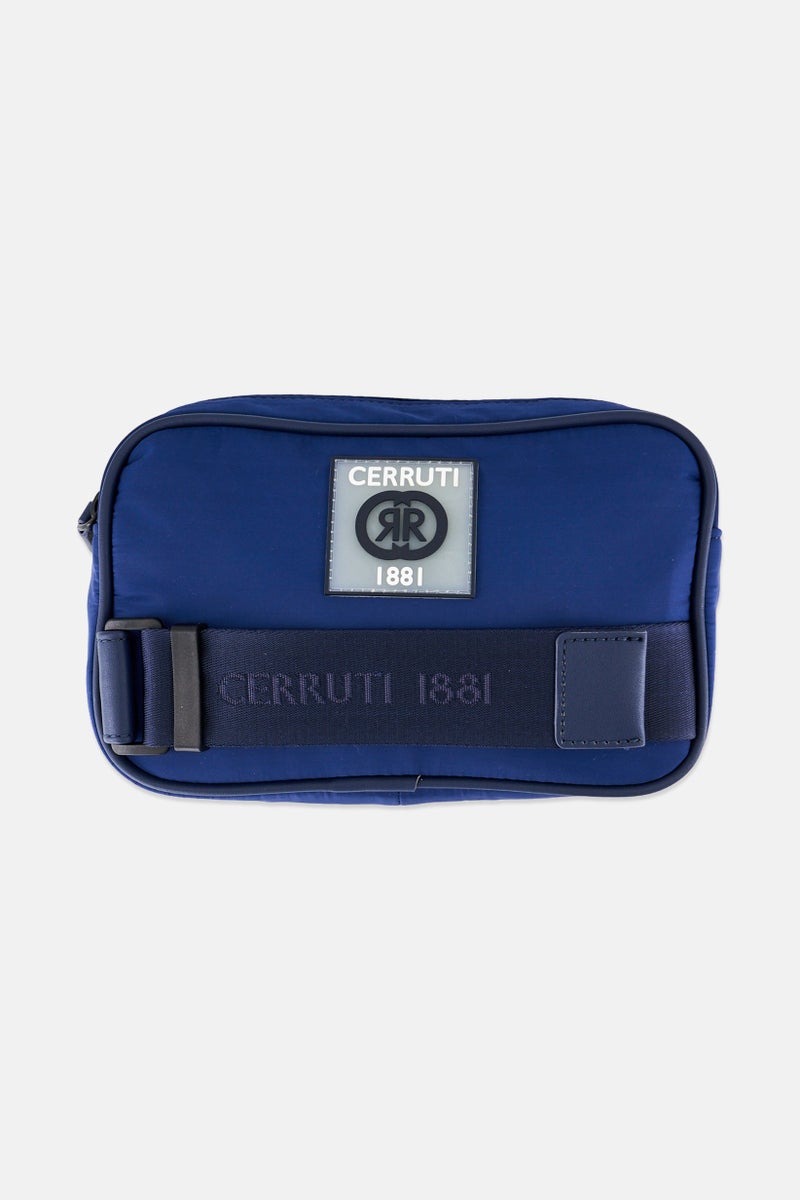 CERRUTI 1881 Men Brand Logo Fanny Pack, Navy  - Image 1