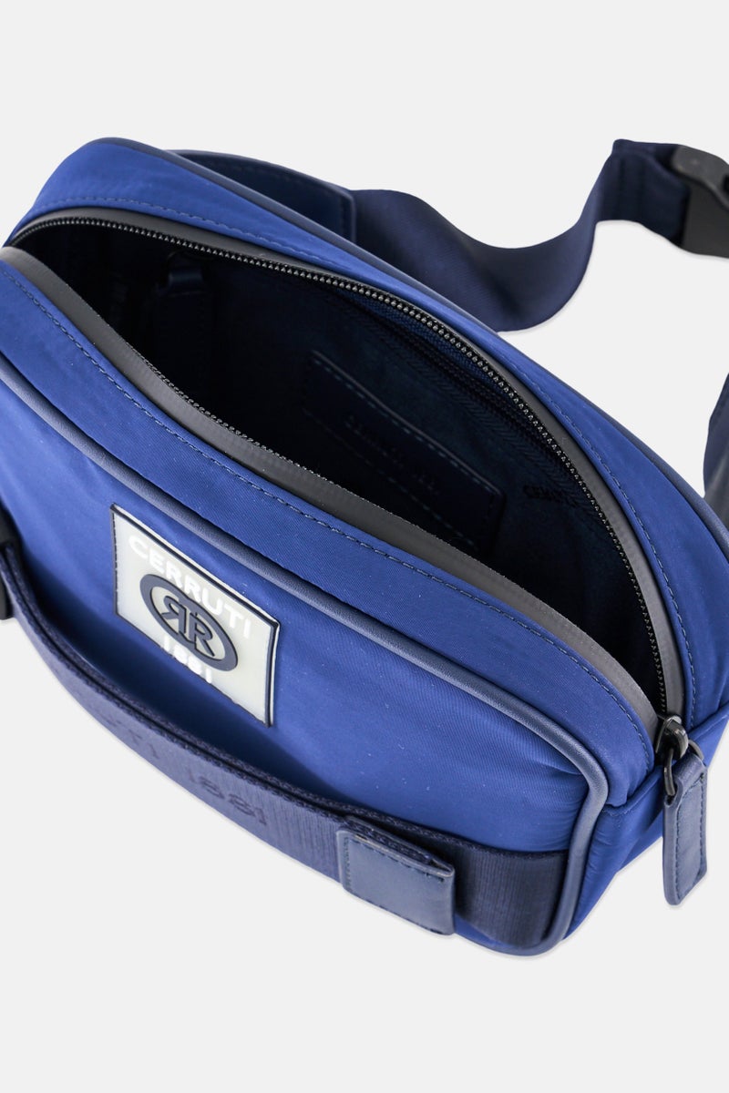 CERRUTI 1881 Men Brand Logo Fanny Pack, Navy  - Image 3