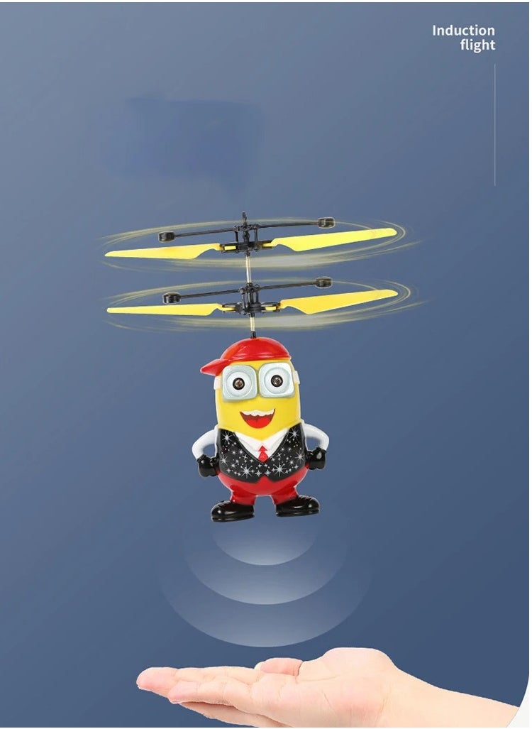 MAGIC VAULT - RC Helicopter Aircraft Mini Drone Fly Flashing Helicopter Hand Control RC Toys Mini Quadcopter Dron Kids Toys Mini Drone 2pcs - Image 1