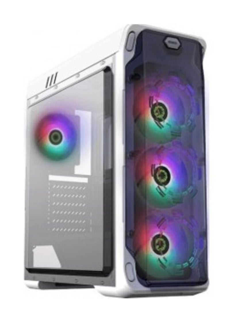 غيم ماكس Atx Case Gamemax Starlight White Frgb