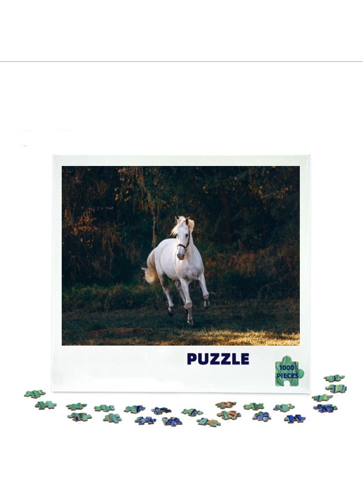 Anna 1000-Piece Thick Cardboard Puzzle for Stress Relief and Decoration - Image 1