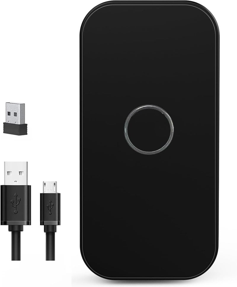 سيمكود ماسح ضوئي لاسلكي بلوتوث مصغر، سيمكود USB محمول يدوي 1D CCD لقارئ الباركود لأنظمة POS/Android/iOS/iMac/Ipad - Image 1