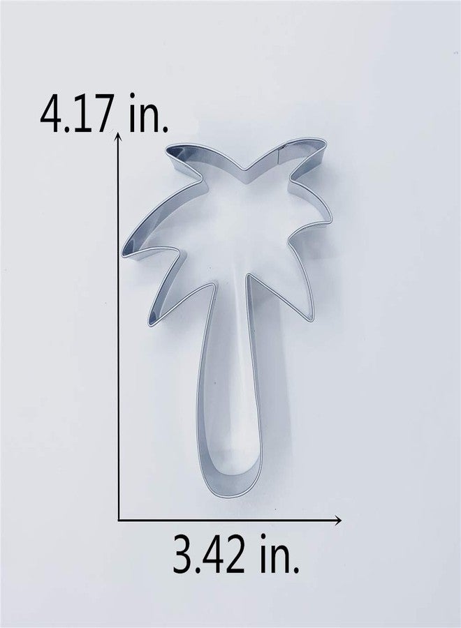 LILIAO Palm Tree Cookie Cutter - 3.4 x 4.2 inches - Stainless Steel - Image 3