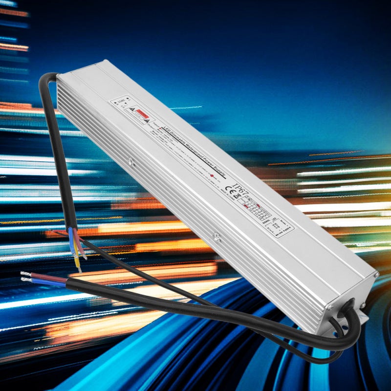 مدعوم طاقة LED مقاوم للماء: تصنيف IP67، محول نحاسي، غلاف ألومنيوم - وضعيات خفض إضاءة 0~10V و SCR كفاءة 85%+ وتردد مستقر لأشرطة إضاءة LED ومصابيح المكاتب التجارية - Image 5