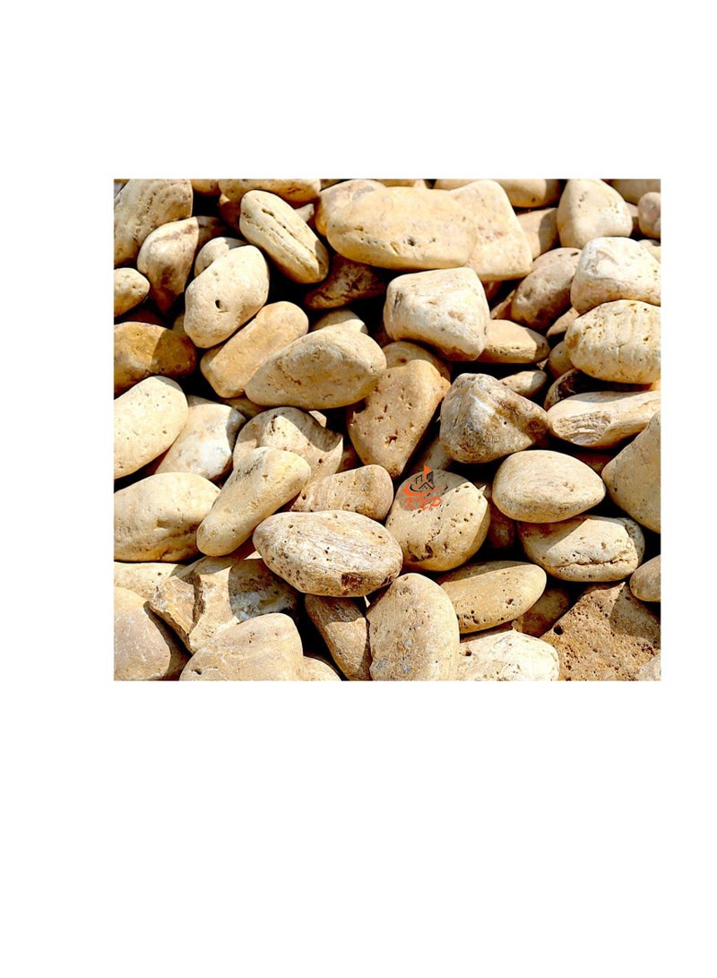 KNP Yellow Forest River Stone Natural Garden Material 1-2 cm 10kg - Image 2