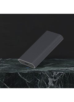BURAQ Blueendless M3T MSATA Mobile Hard Disk Box TYPE-C Transfer USB3.1 Notebook Solid Hard Disk Box(Black)  - Image 2