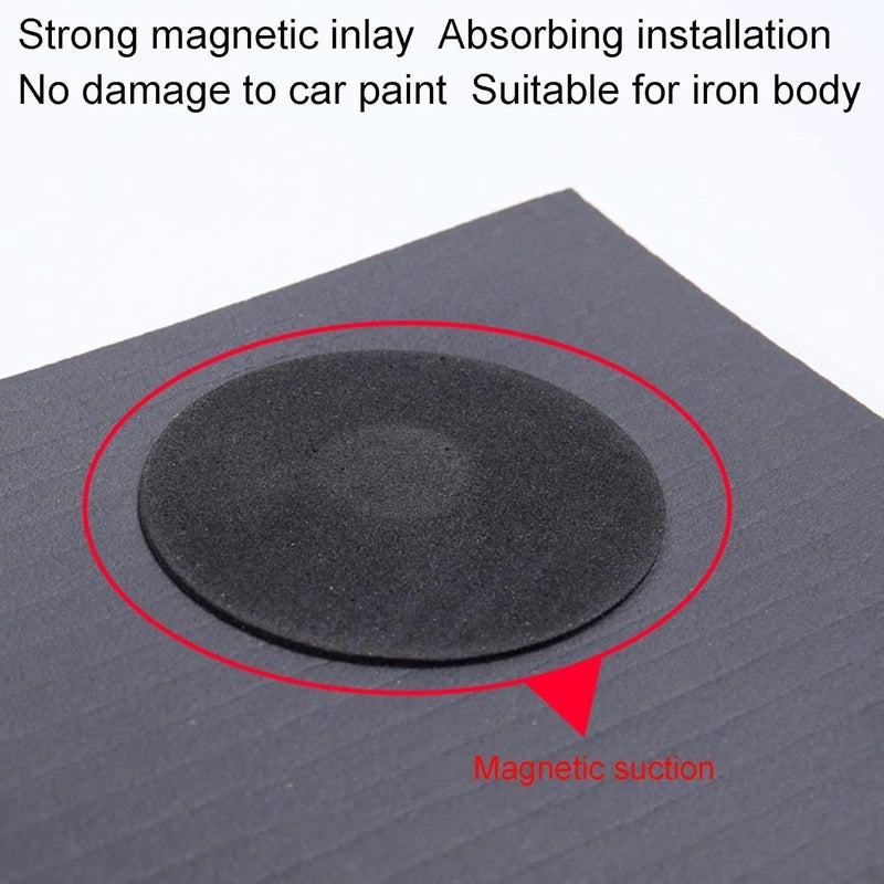 MekUk Garage Wall Protector Dent Prevent Removable Magnetic Car Door Protector, Door Edge Guards, Car Door Guard Protecting Your Car Doors for Parking Garages(80x25x1cm-2pcs), Black - Image 3