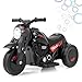 OLAKIDS Kids Motorcycle 6V Electric Ride On Car with Automatic Bubble Function Foot Pedal Headlight Music 3 AntiSkip Wheels Vehicle for Children Toddler Ages 3 - Image 3