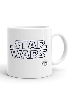 Star Wars Logo Design Printed Ceramic Coffee Mug 325ml, Perfect Gifting by Spoil Your Wall