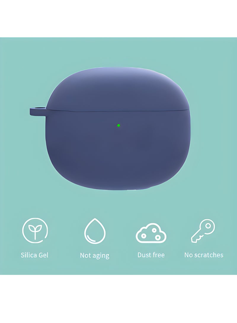Xiaomi Buds 4 Pro Case，Soft Earphone Case for Xiaomi Buds 4 Pro Anti-fall Dust-proof Protective Cover(Blue) - Image 4
