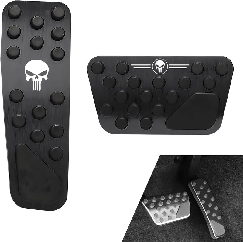 leediga Skull Car Pedal Covers - 2 Pack - Image 1