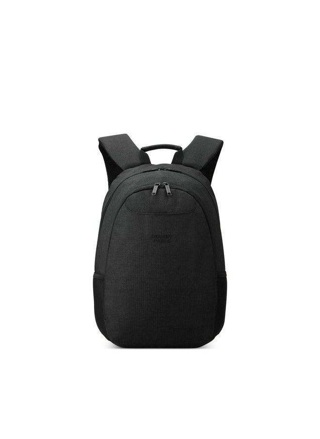 DELSEY Paris Esplanade 2 Compartment 15.6" Laptop Protection Backpack- Deep Black  - Image 1