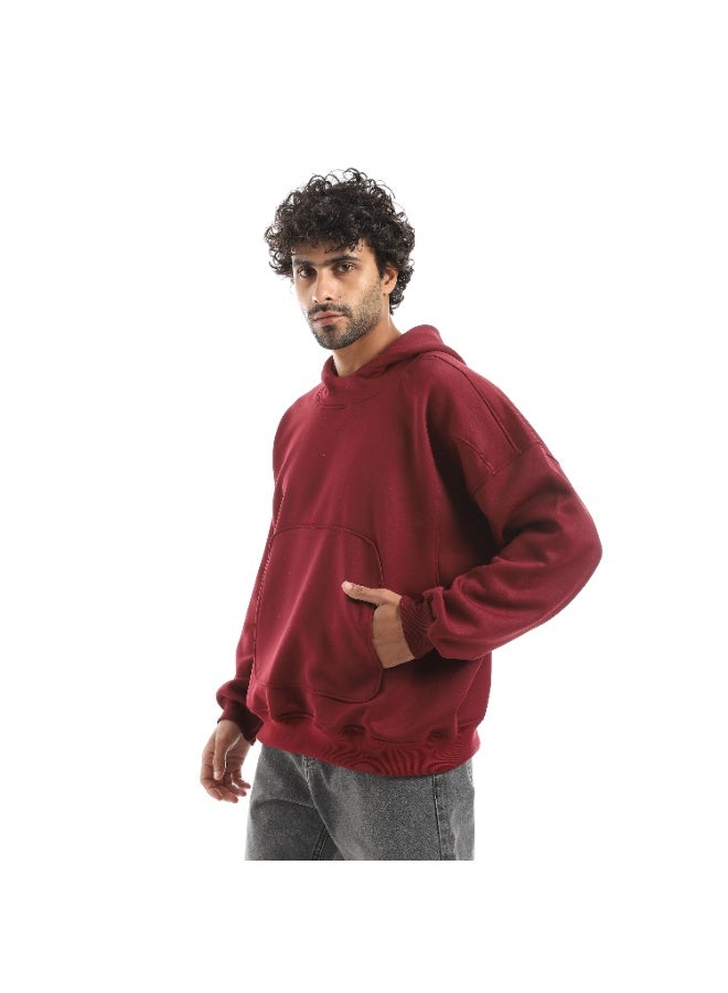 Caesar Men's oversized hoodie with pocket - Image 2