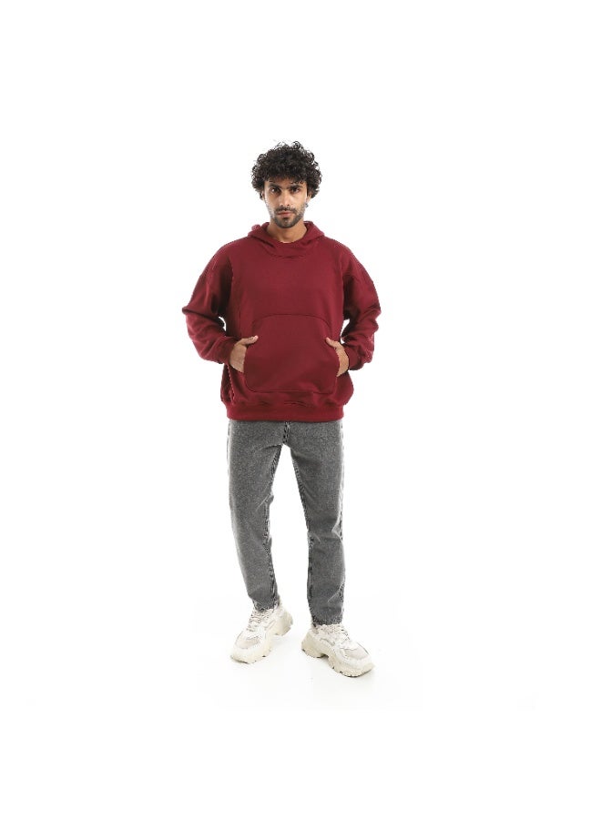 Caesar Men's oversized hoodie with pocket - Image 4